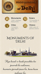 Mobile Screenshot of monumentsofdelhi.com
